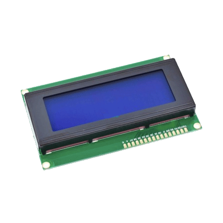 Дисплей LCD 2004A синий