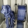 Пластик PETG 1кг (голубой шелк) от ABSmaker