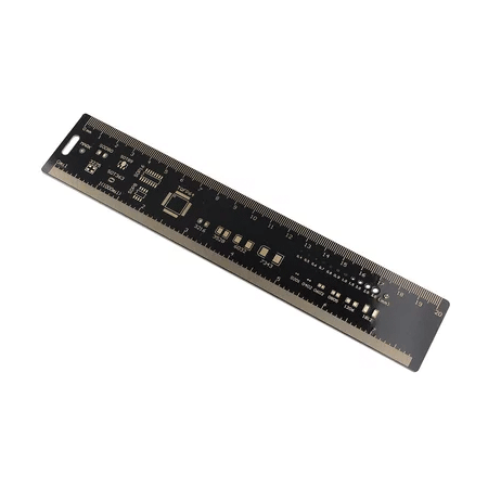 Линейка радиолюбителя 20см (PCB ruler)