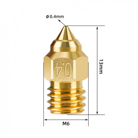 Сопло для хотэнда CR6-SE латунное