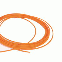 Фторопластовая трубка (PTFE) 4х2мм оранжевая