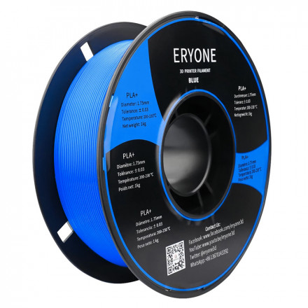 Пластик PLA+ 1кг синий Eryone