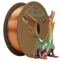 Пластик PLA 1кг радужный шелковый макарон Eryone