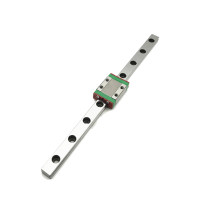 Рельс MGN9 400мм (нерж сталь) с кареткой MGN9H, преднатяг Z0 Рельс MGN9 400мм (нерж сталь) с кареткой MGN9H, преднатяг Z0