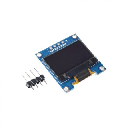 OLED дисплей I2C 0,96" 128x64px (белая подсветка)
