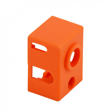 Силиконовая теплоизоляция E3D V6 под термокапсулу (оранжевая)