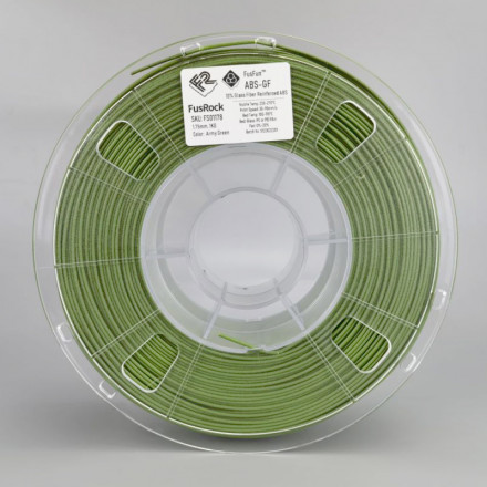 Пластик ABS GF-10 1кг зеленый FusRock