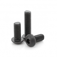 Винт М3х16 с полукруглой шляпкой (5шт) черные