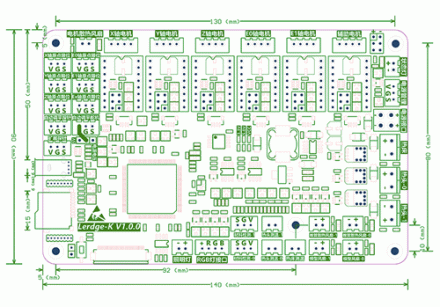 Плата Lerdge-K с дисплеем 3,5" (32-бит)