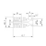 Радиатор хотэнда для E3D Lite6 (Bowden) M6