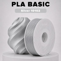 Пластик PLA basic 1кг серебристый BambuLab (10102) Пластик PLA basic 1кг серебристый BambuLab (10102)