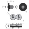 Комплект шестерен для экструдера HGX Lite