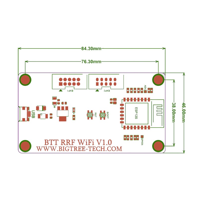 Модуль RRF WiFi для плат SKR V1.3, 1.4