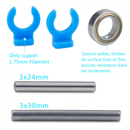 Комплект шестерен c подшипниками для экструдера Dual Drive