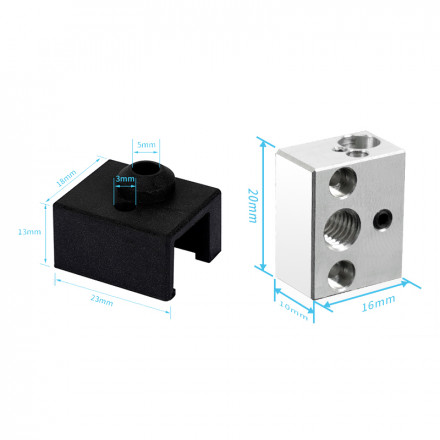 Комплект хотэнда для Ender3 S1 с трубкой PTFE