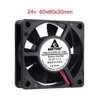 Вентилятор GDStime 60x60x20мм 24V на подшипниках