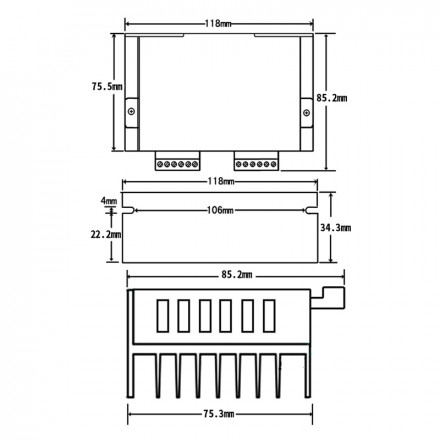 Драйвер шагового двигателя DM542