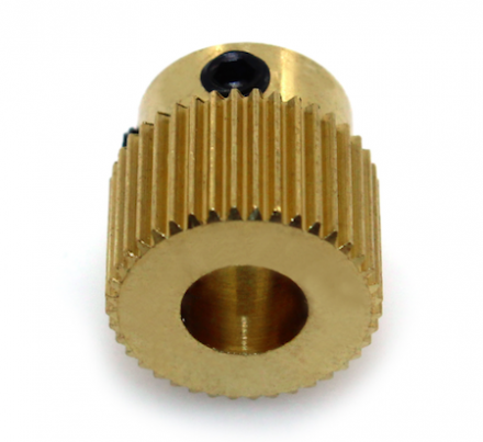Шестерня для подачи пластика в экструдер (40 зуб)