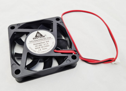 Вентилятор GDStime 60x60x15мм 24V 0.1A на подшипниках