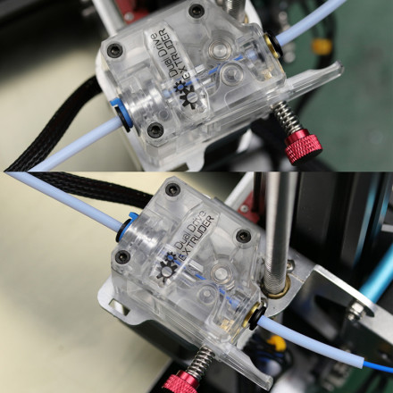 Экструдер Dual Drive с шестернями DLC (закаленная сталь)