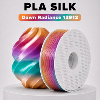 Пластик PLA silk 1кг радужный BambuLab (13912)