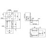 Крепление для шагового двигателя Nema 17 (металл)