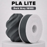 Пластик PLA lite 1кг темно-серый BambuLab (16102)
