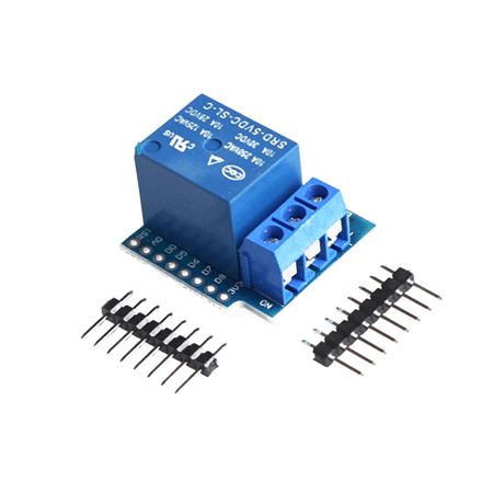 Релейный модуль 5V/10A для WeMos D1 Mini