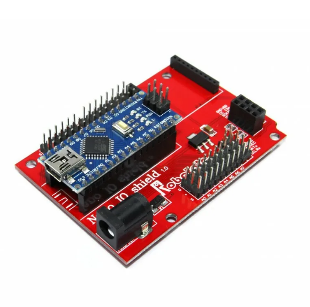 Плата расширения IO Shield для Arduino Nano