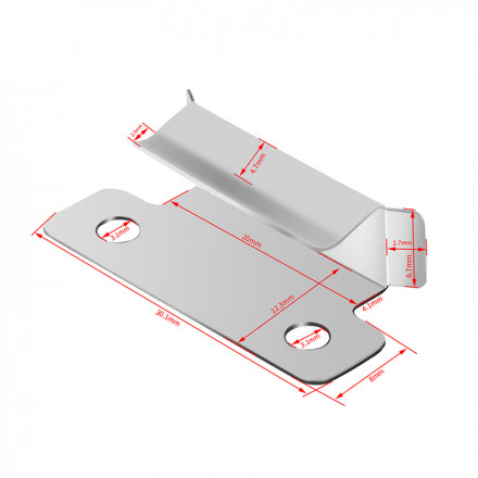 Зажим стекла 7мм
