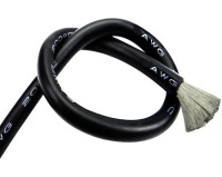 Провод силиконовый 20AWG (черный) 1м Провод силиконовый 20AWG (черный) 1м