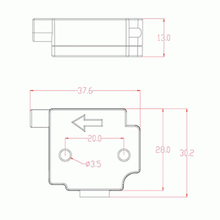 Датчик наличия прутка Lerdge