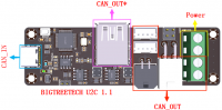 Плата CAN Bigtreetech U2C V2.1 Плата CAN Bigtreetech U2C V2.1