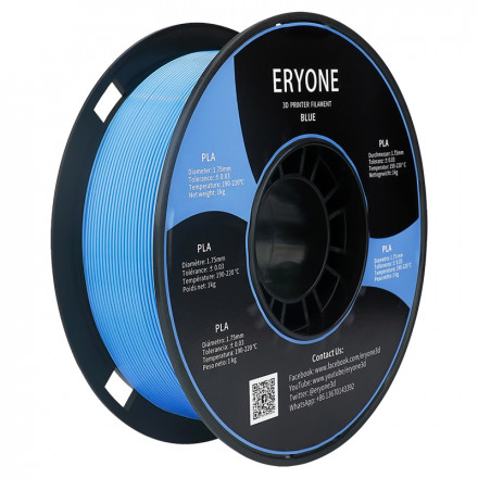 Пластик PLA 1кг синий Eryone