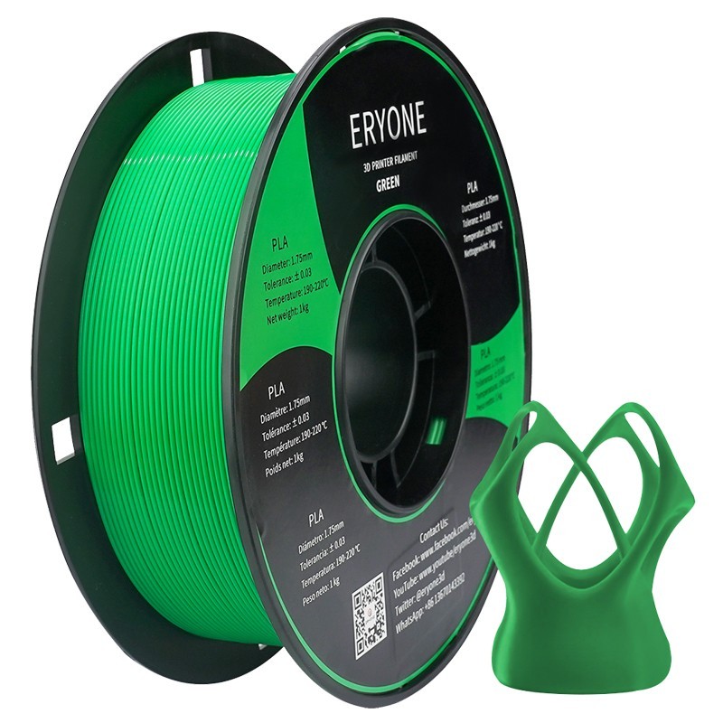 Пластик PLA 1кг зеленый Eryone