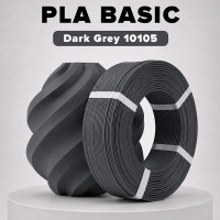 Пластик PLA basic 1кг темно-серый BambuLab (10105) без катушки Пластик PLA basic 1кг темно-серый BambuLab (10105) без катушки