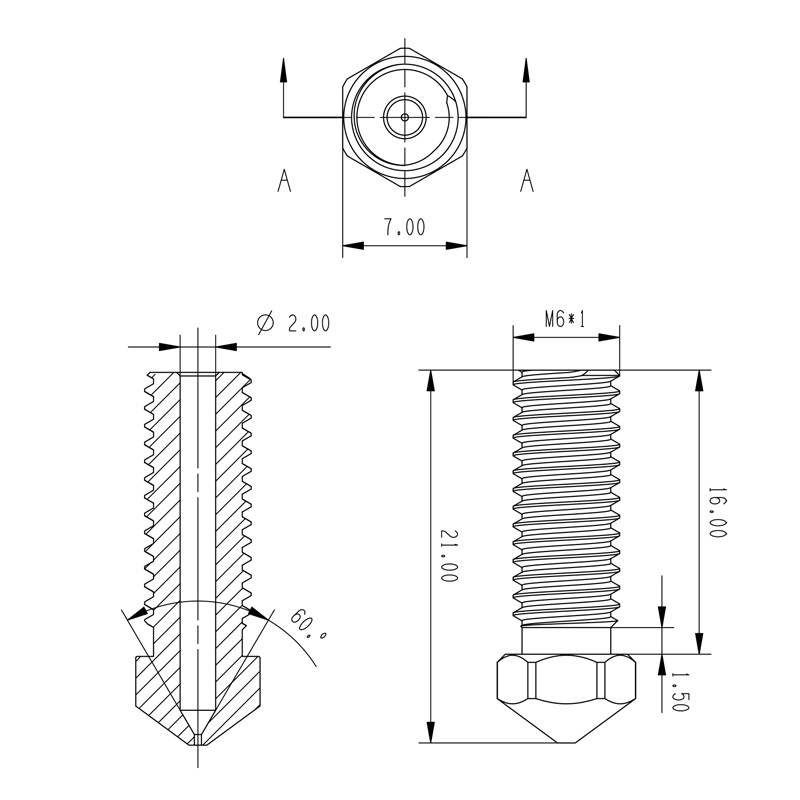 Комплект для хотэнда Anycubic Vyper Bi-Metal