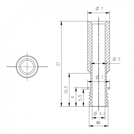 Термобарьер титановый для Ender 3, CR10