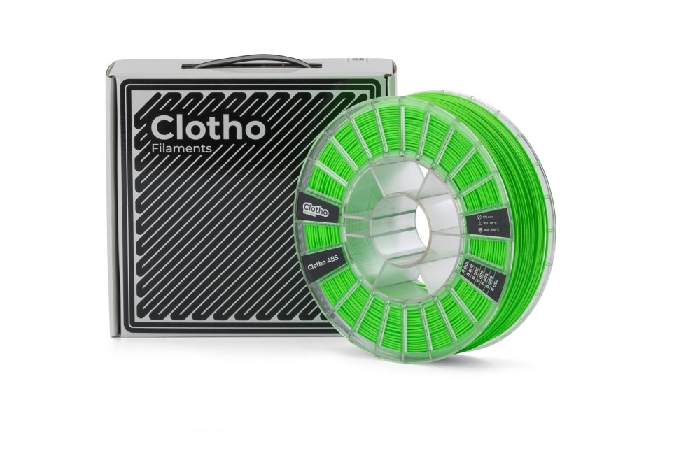 Пластик Clotho ABS GF13 0.75кг зеленый (1.75мм)