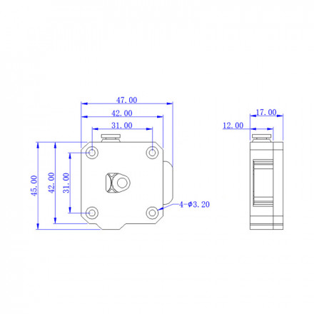 Экструдер Lerdge MT (правый)