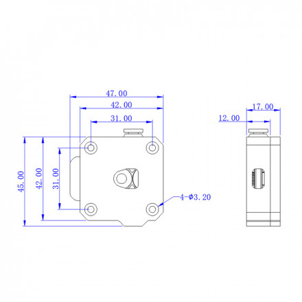 Экструдер Lerdge MT (левый)