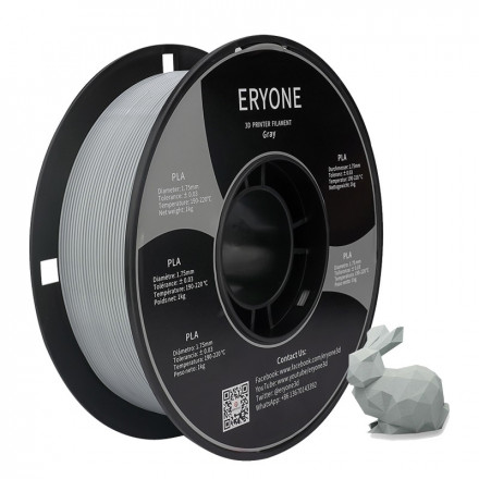 Пластик PLA 1кг серый Eryone