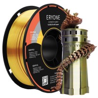 Пластик PLA 1кг шелковый трехцветный золотой-серебристый-медный Eryone Пластик PLA 1кг шелковый трехцветный золотой-серебристый-медный Eryone