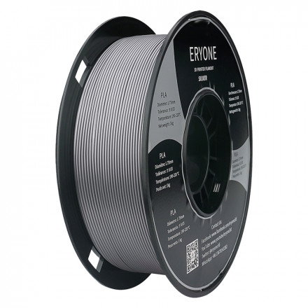 Пластик PLA 1кг серебристый Eryone