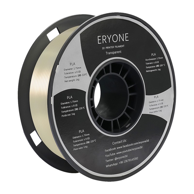 Пластик PLA 1кг прозрачный Eryone