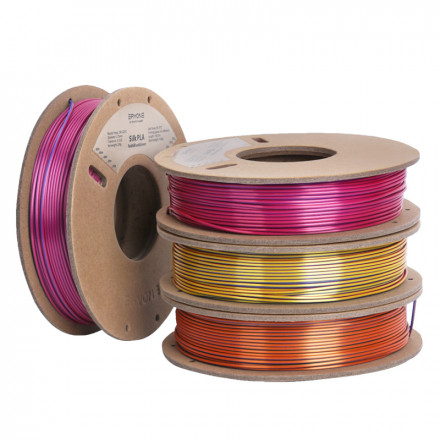 Набор №5 PLA 4шт по 250г шелковый трехцветный