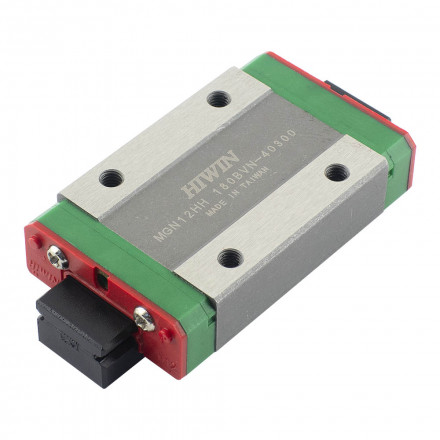 Каретка Hiwin MGN12HZ0HM (удлиненная) для рельсовой направляющей