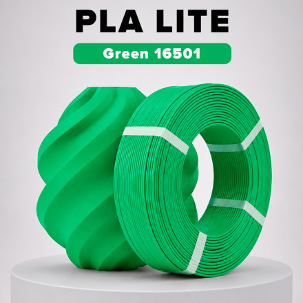 Пластик PLA lite 1кг зеленый BambuLab (16501) без катушки