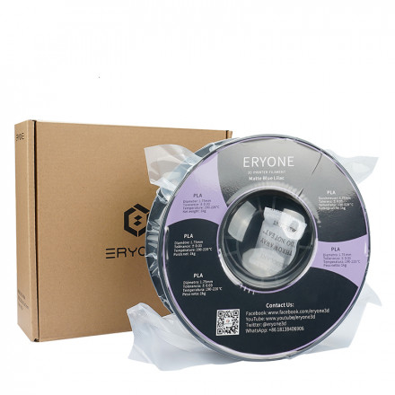 Пластик PLA 1кг матовый фиолетовый Eryone