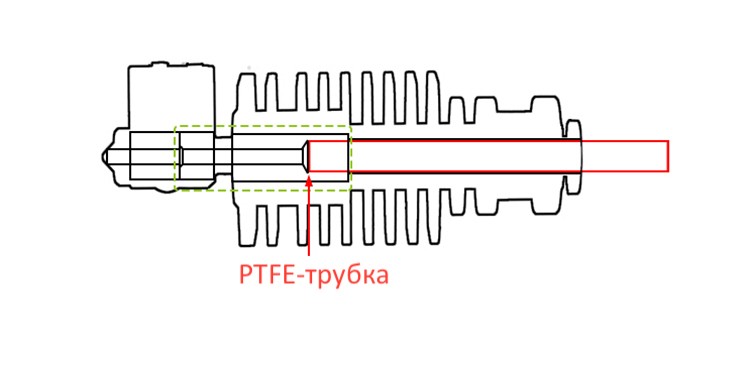 Термобарьер для XCR-BP6 цельнометаллический